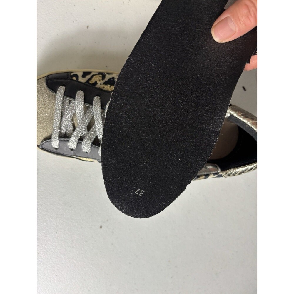 P448 Womens Leopard Print Lace Up Low Top You Can Surf Later Sneakers 37 - Picture 10 of 14